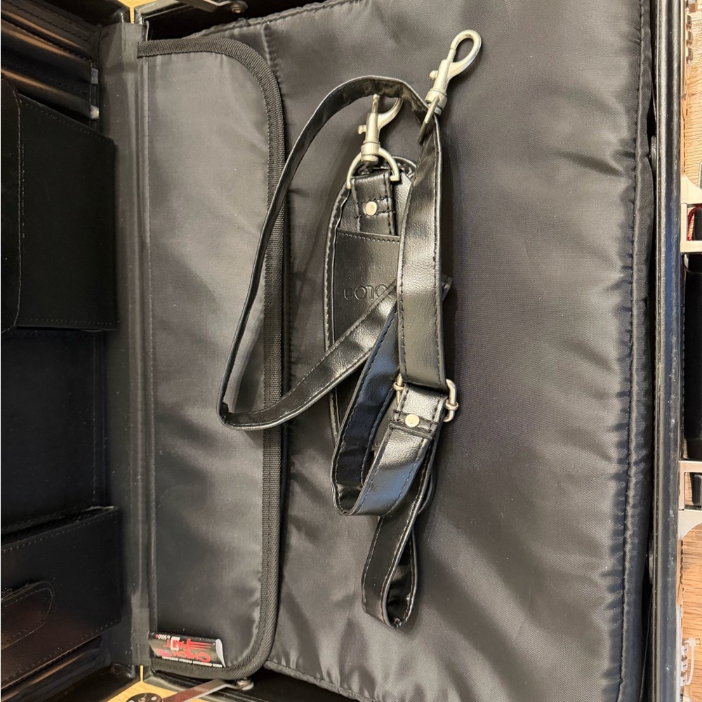 Classic Black Hard-Shell Briefcase - image 5